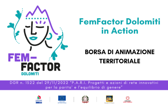 Bando Borsa di Animazione Territoriale “FEMFACTOR DOLOMITI IN ACTION”