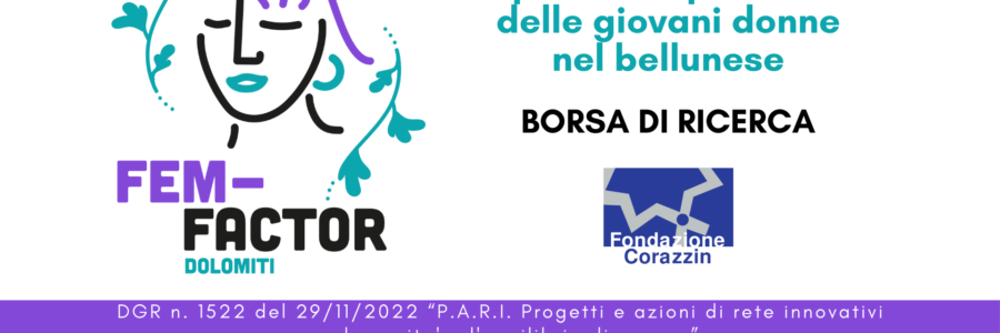 Avviso di Selezione Borsa di Ricerca “STRUMENTI INNOVATIVI PER L’OCCUPABILITÀ DELLE GIOVANI DONNE NEL BELLUNESE”